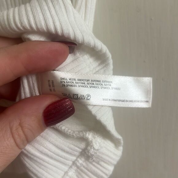 ✨Anthropologie Pure + Good Miranda White Sz XS Tee Shirt✨ - Picture 10 of 10